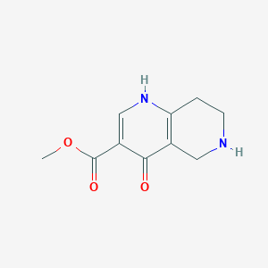 Methyl 4-hydroxy-5,6,7,8-tetrahydro-1,6-naphthyridine-3-carboxylate