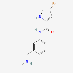 4-Bromo-N-{3-[(methylamino)methyl]phenyl}-1H-pyrrole-2-carboxamide