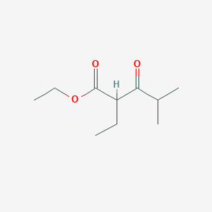 molecular formula C10H18O3 B1527279 Ethyl 2-ethyl-4-methyl-3-oxopentanoate CAS No. 54285-47-1