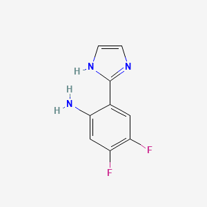 4,5-difluoro-2-(1H-imidazol-2-yl)aniline