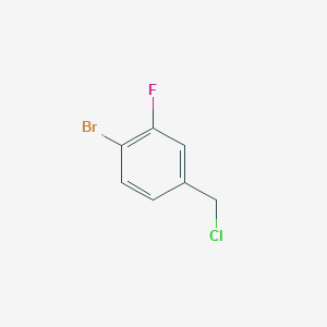 molecular formula C7H5BrClF B1527285 1-溴-4-(氯甲基)-2-氟苯 CAS No. 1214322-98-1