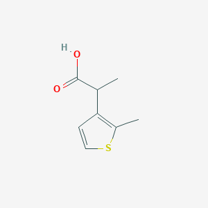 2-(2-Methylthiophen-3-yl)propanoic acid