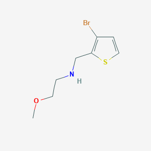 molecular formula C8H12BrNOS B1527288 [(3-溴噻吩-2-基)甲基](2-甲氧基乙基)胺 CAS No. 1251216-05-3