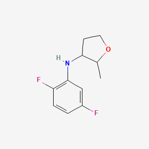 N-(2,5-Difluorophenyl)-2-methyloxolan-3-amine