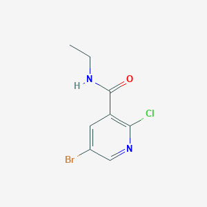 molecular formula C8H8BrClN2O B1527291 5-溴-2-氯-N-乙基烟酰胺 CAS No. 1249312-18-2