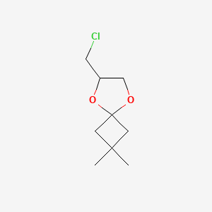 6-(Chloromethyl)-2,2-dimethyl-5,8-dioxaspiro[3.4]octane