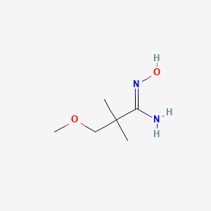 N'-hydroxy-3-methoxy-2,2-dimethylpropanimidamide