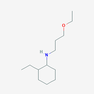 molecular formula C13H27NO B15272971 N-(3-ethoxypropyl)-2-ethylcyclohexan-1-amine 