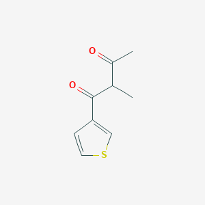 2-Methyl-1-(thiophen-3-yl)butane-1,3-dione