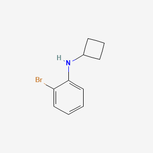 molecular formula C10H12BrN B1527301 2-溴-N-环丁基苯胺 CAS No. 1248313-08-7