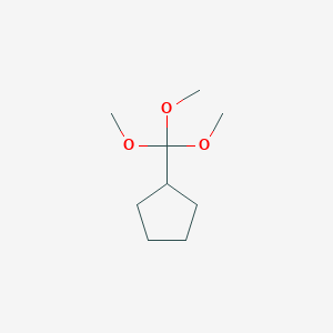 molecular formula C9H18O3 B1527302 (Trimethoxymethyl)cyclopentane CAS No. 51354-79-1
