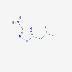 1-Methyl-5-(2-methylpropyl)-1H-1,2,4-triazol-3-amine