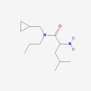 2-amino-N-(cyclopropylmethyl)-4-methyl-N-propylpentanamide