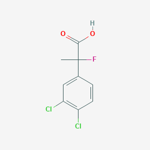 2-(3,4-Dichlorophenyl)-2-fluoropropanoic acid