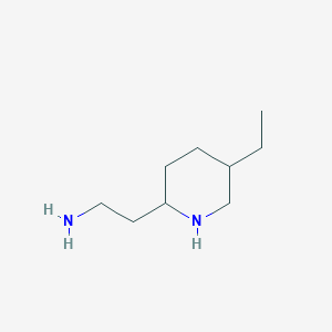 2-(5-Ethylpiperidin-2-yl)ethan-1-amine