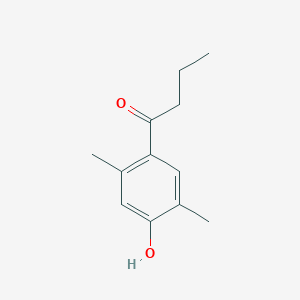 1-(4-Hydroxy-2,5-dimethylphenyl)butan-1-one