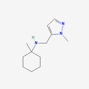 1-Methyl-N-[(1-methyl-1H-pyrazol-5-yl)methyl]cyclohexan-1-amine