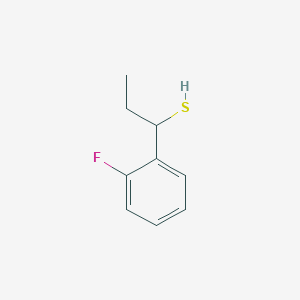 molecular formula C9H11FS B15273185 1-(2-Fluorophenyl)propane-1-thiol 