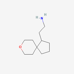 2-{8-Oxaspiro[4.5]decan-1-yl}ethan-1-amine