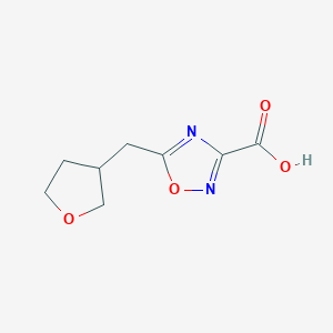 5-[(Oxolan-3-yl)methyl]-1,2,4-oxadiazole-3-carboxylic acid