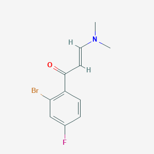 1-(2-Bromo-4-fluorophenyl)-3-(dimethylamino)prop-2-en-1-one