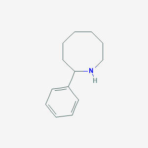 molecular formula C13H19N B15273238 2-Phenylazocane 