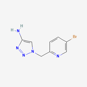 1-[(5-Bromopyridin-2-yl)methyl]-1H-1,2,3-triazol-4-amine