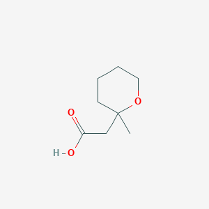 2-(2-Methyloxan-2-yl)acetic acid