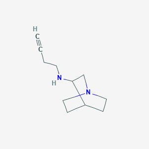 N-(But-3-YN-1-YL)-1-azabicyclo[2.2.2]octan-3-amine