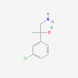 molecular formula C9H12ClNO B1527327 1-Amino-2-(3-chlorophenyl)propan-2-ol CAS No. 1249113-20-9