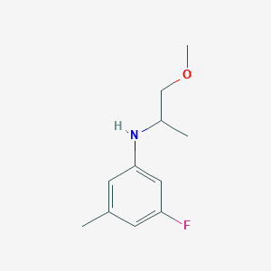 3-fluoro-N-(1-methoxypropan-2-yl)-5-methylaniline