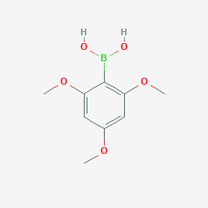 molecular formula C9H13BO5 B152733 2,4,6-三甲氧基苯硼酸 CAS No. 135159-25-0