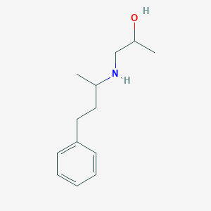 1-[(4-Phenylbutan-2-yl)amino]propan-2-ol