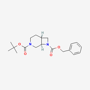 8-O-benzyl 3-O-tert-butyl (1R,6S)-3,8-diazabicyclo[4.2.0]octane-3,8-dicarboxylate