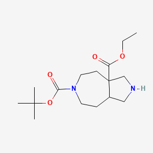 6-tert-Butyl3a-ethyloctahydropyrrolo[3,4-d]azepine-3a,6(2H)-dicarboxylate