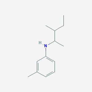 3-methyl-N-(3-methylpentan-2-yl)aniline