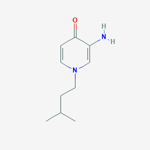 3-Amino-1-(3-methylbutyl)-1,4-dihydropyridin-4-one