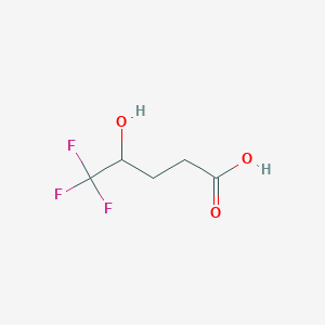 5,5,5-Trifluoro-4-hydroxypentanoic acid