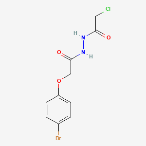 2-(4-bromophenoxy)-N'-(2-chloroacetyl)acetohydrazide