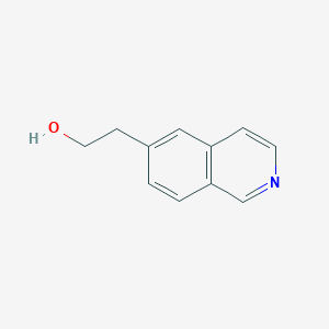 molecular formula C11H11NO B15273448 2-(Isoquinolin-6-yl)ethan-1-ol 