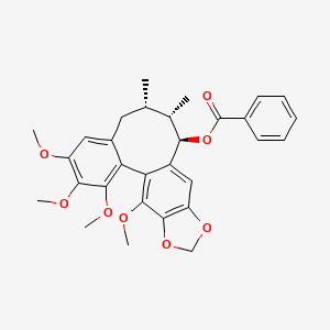 molecular formula C30H32O8 B15273451 Benzoylisogomisin O CAS No. 83864-71-5