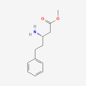 methyl (3S)-3-amino-5-phenylpentanoate