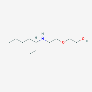 molecular formula C11H25NO2 B15273476 2-{2-[(Heptan-3-yl)amino]ethoxy}ethan-1-ol 