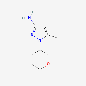 5-Methyl-1-(oxan-3-yl)-1H-pyrazol-3-amine