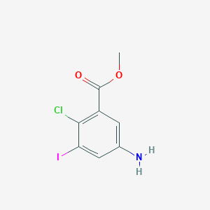 Methyl 5-amino-2-chloro-3-iodobenzoate