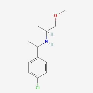 [1-(4-Chlorophenyl)ethyl](1-methoxypropan-2-YL)amine