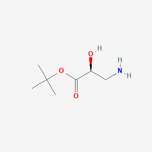 tert-Butyl (2S)-3-amino-2-hydroxypropanoate