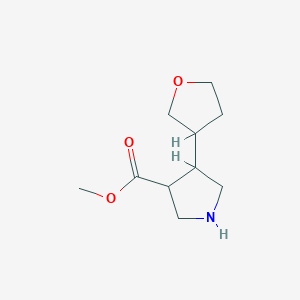 Methyl 4-(oxolan-3-yl)pyrrolidine-3-carboxylate