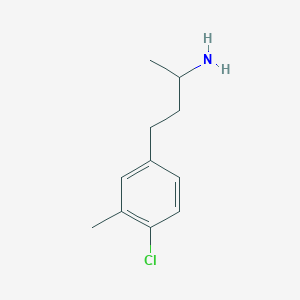 4-(4-Chloro-3-methylphenyl)butan-2-amine