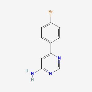 B1527370 6-(4-Bromophenyl)pyrimidin-4-amine CAS No. 1249411-11-7